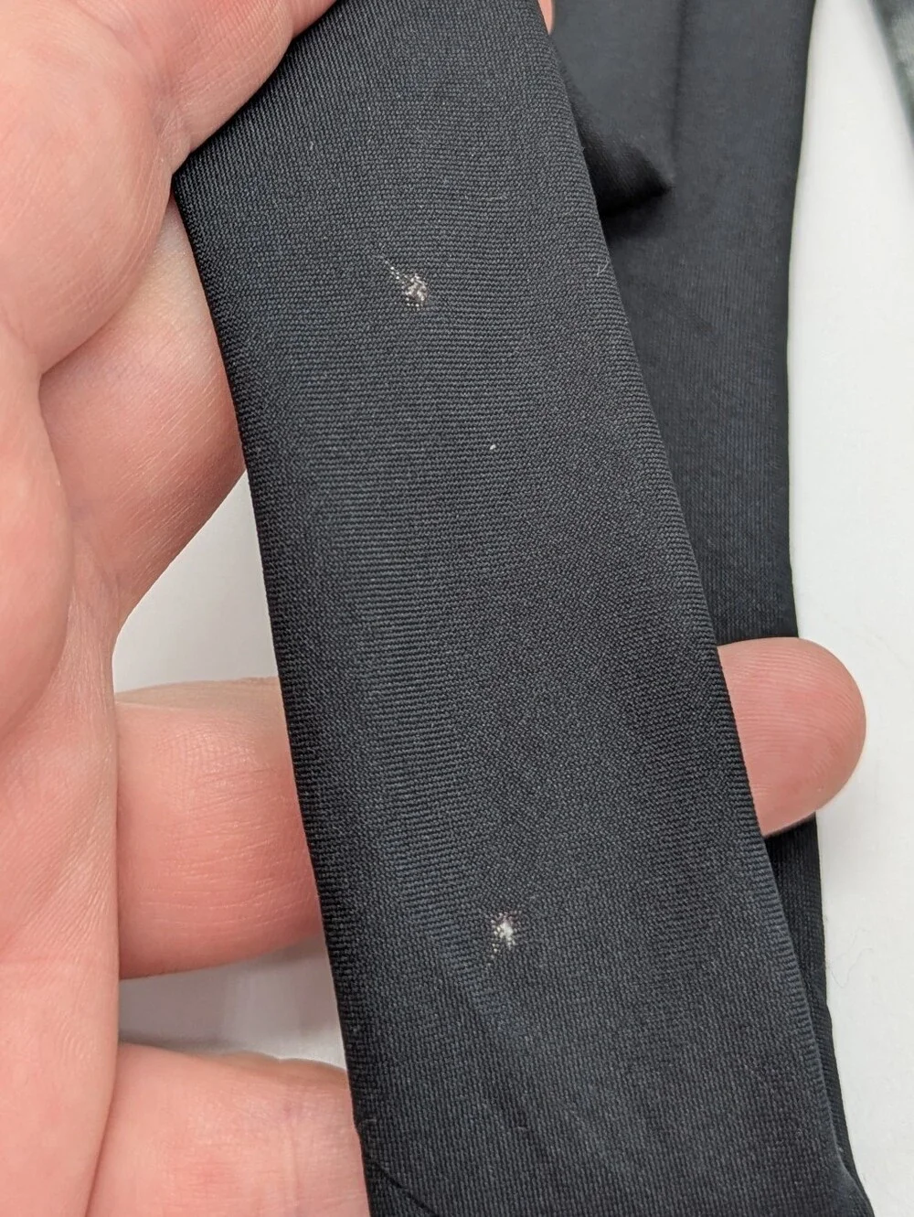 Vintage Ralph Marlin Black White Cat Mouse Novelty Computer Joke Mens Neck Tie